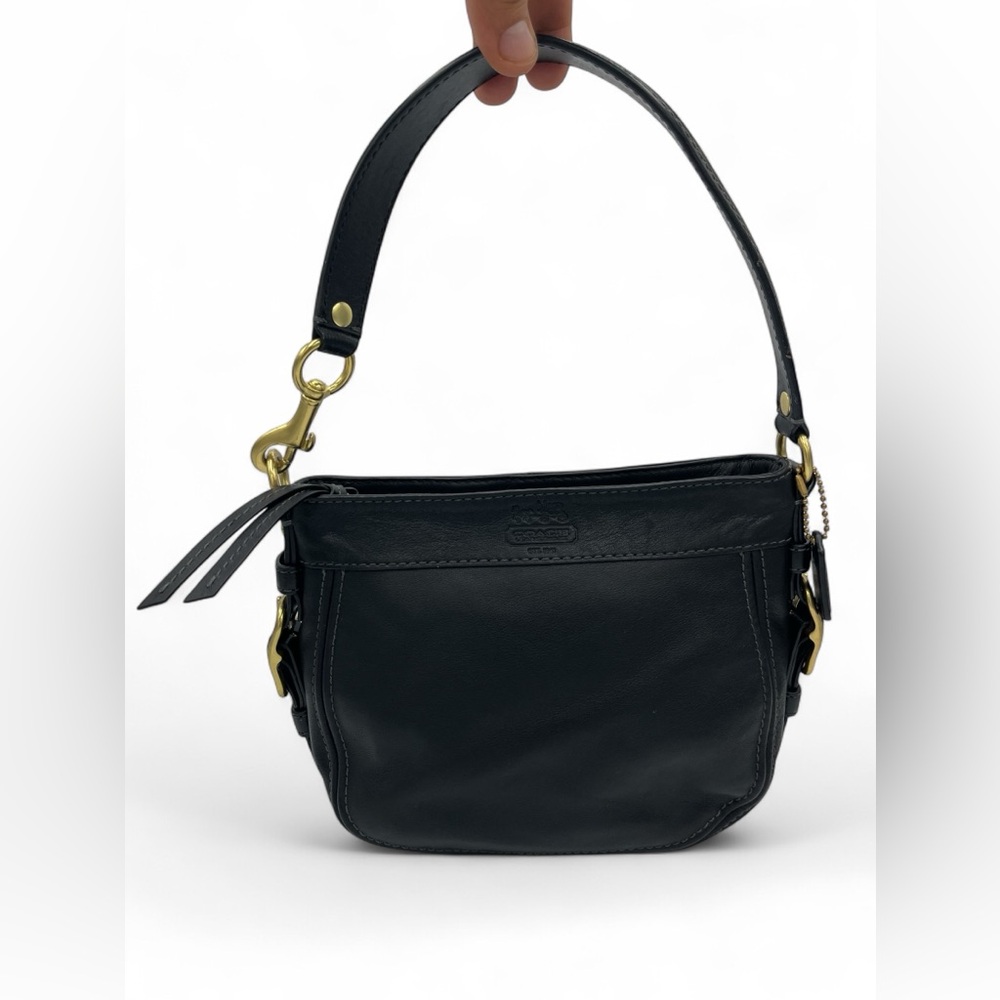 Vintage Coach Leather Top Handle “Zoe” Handbag / Purse Circa 2000s